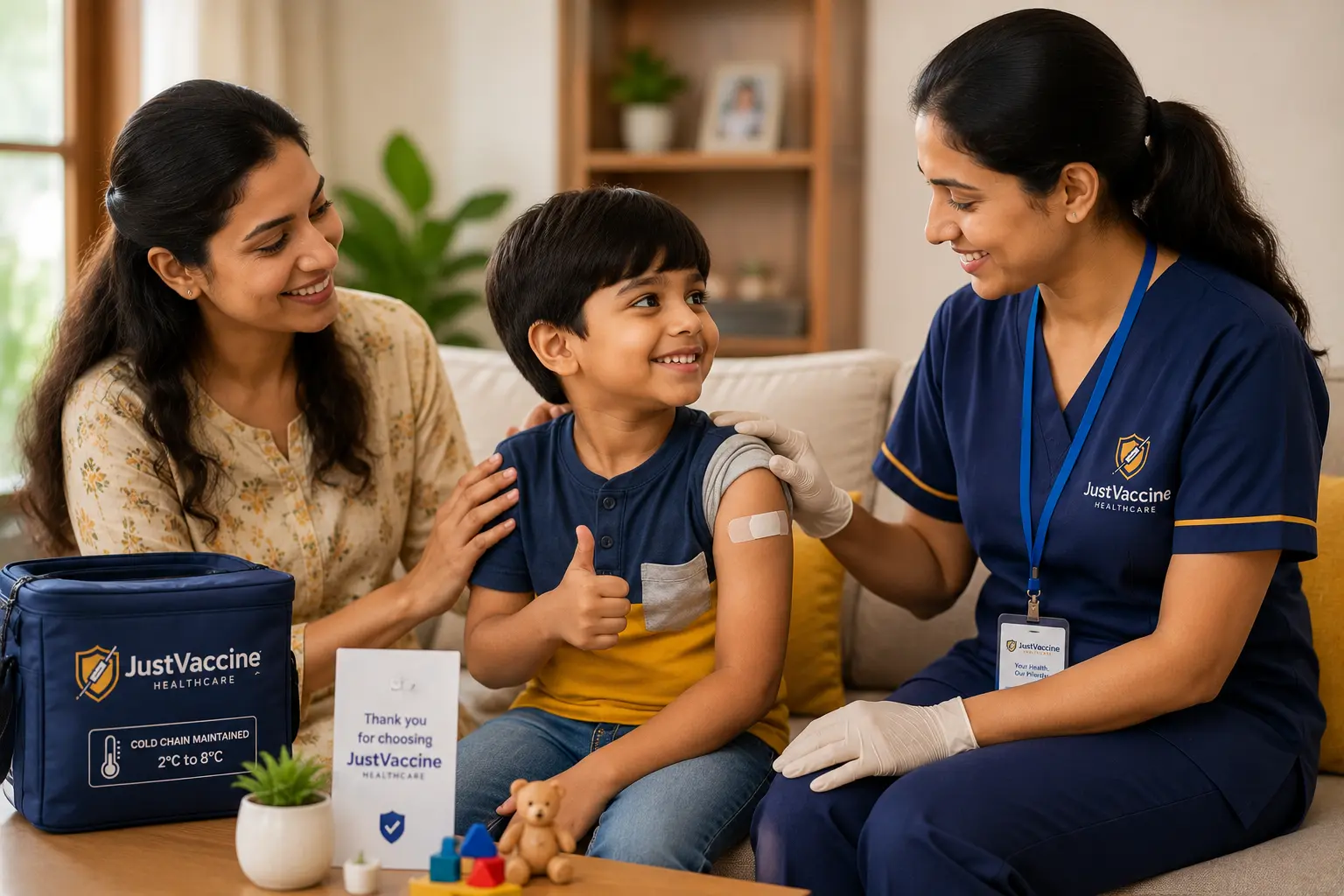 child home vaccination in Bachupally — IAP schedule vaccines at home