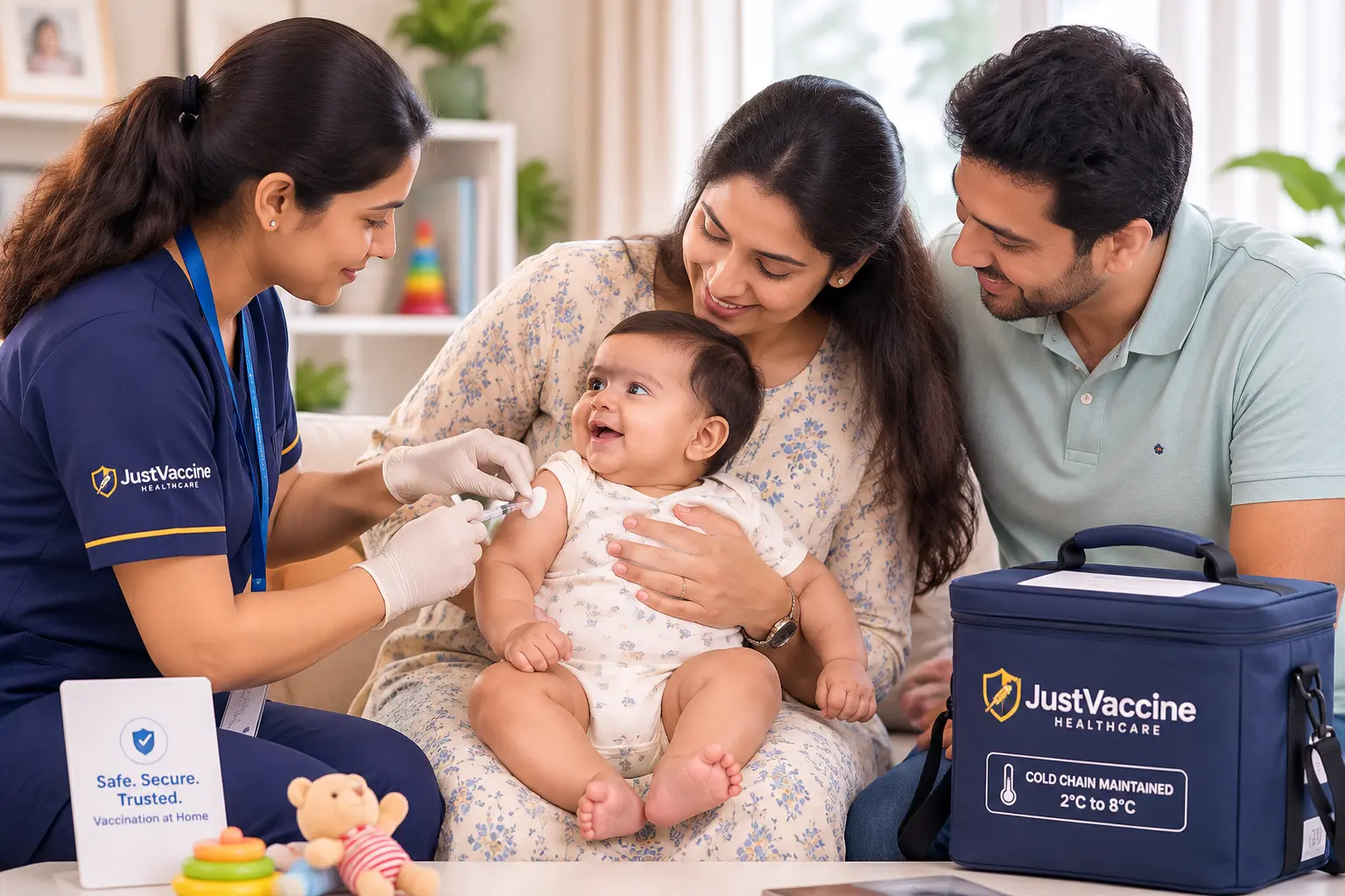baby vaccination at home in Hyderabad — infant IAP doses at your doorstep
