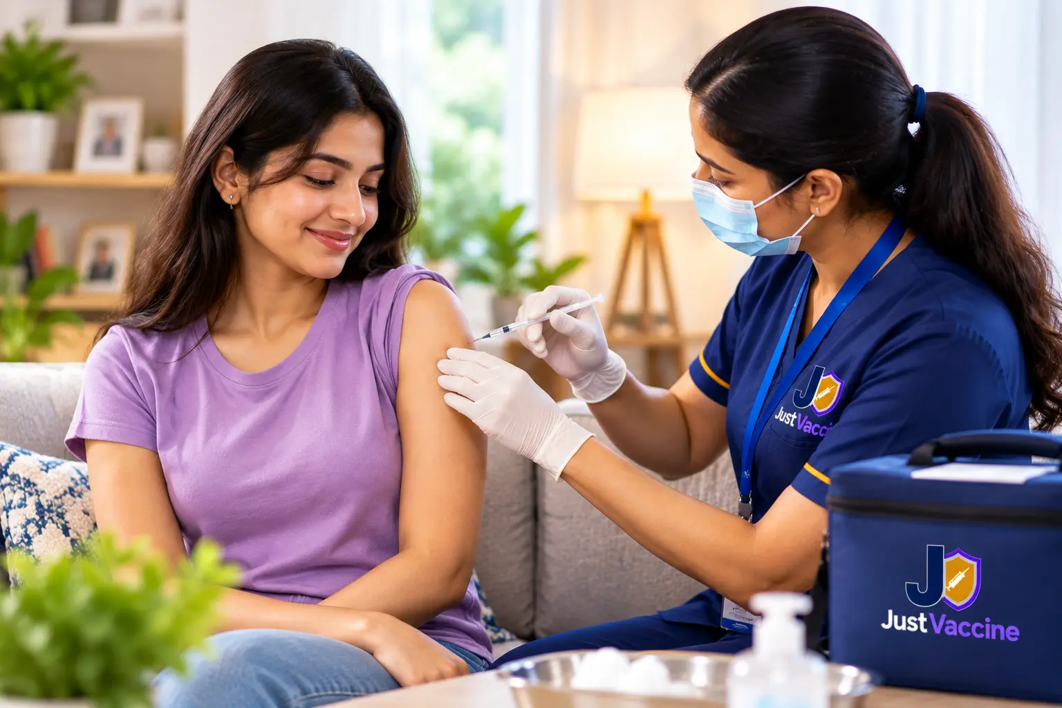 HPV vaccine in Kokapet at home by JustVaccine