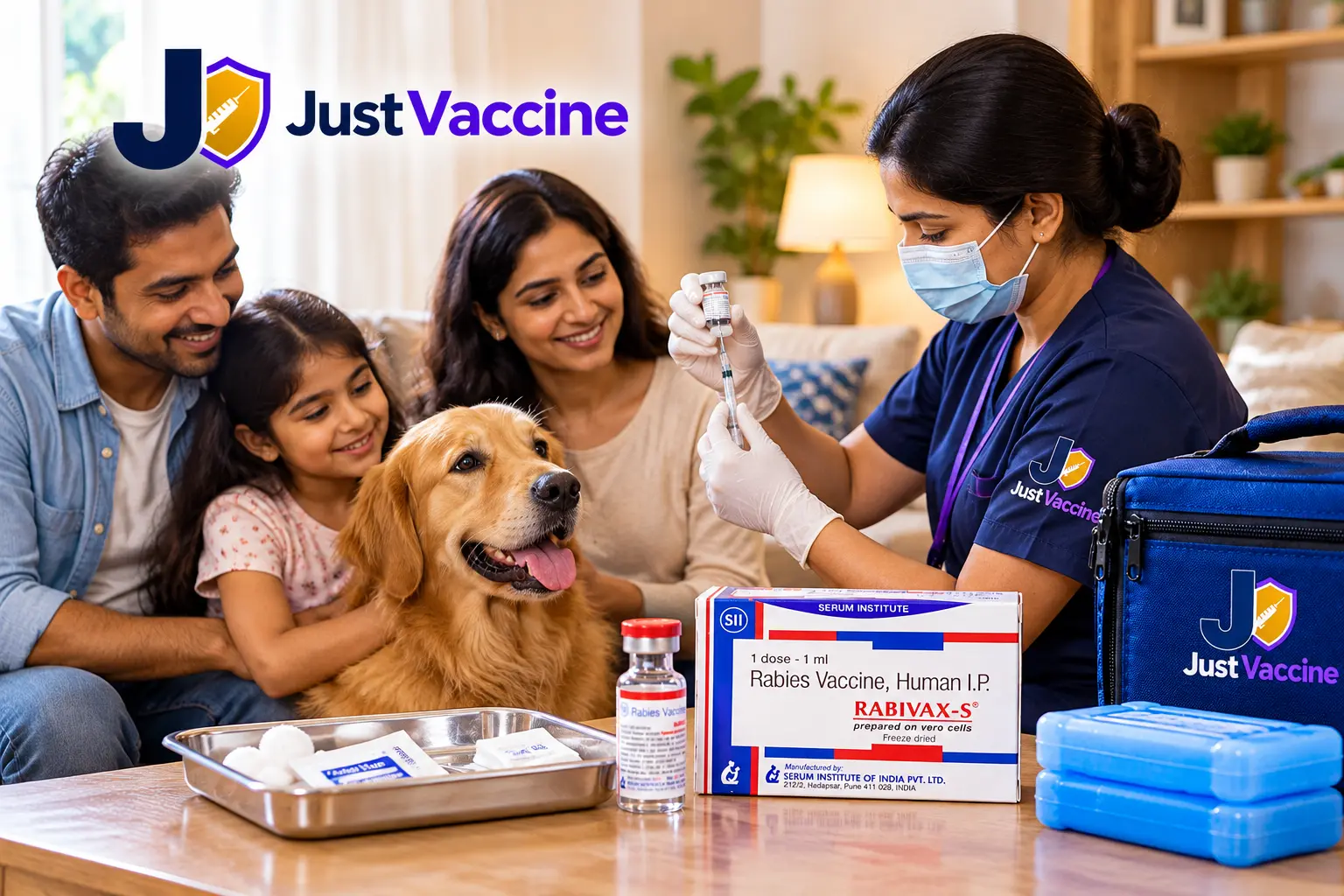 Pre-exposure rabies vaccine at home for pet owners in Hyderabad